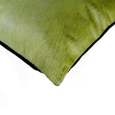 12" X 20" X 5" Lime Cowhide Pillow 2 Pack