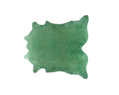 72" X 84" Light Green Cowhide - Rug