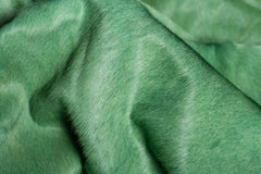 72" X 84" Light Green Cowhide - Rug