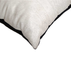 18" X 18" X 5" Off White Cowhide Pillow 2 Pack