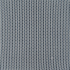 Set Of Two 18" X 18" Blue and White Polyester Striped Zippered Pillow