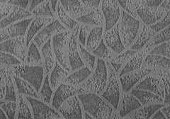 18" X 18" Dark Gray Velvet Polyester Abstract Zippered Pillow