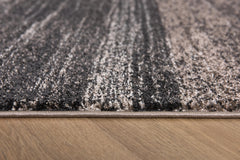 5’ X 8’ Brown And Beige Abstract Blocks Area Rug