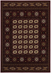 3’ x 13’ Red Eclectic Geometric Pattern Runner Rug