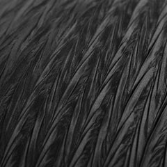 Black Crinkle Pattern Throw Pillow