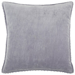 Soft Lilac Solid Pearl Beaded Edge Throw Pillow
