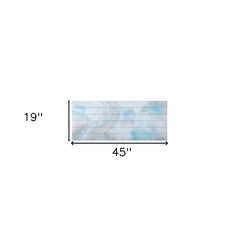 Sea Glass Abstract Unframed Wood Wall Art