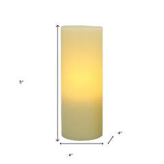 5" Ivory Flameless Pillar Candle