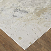 10' x 13' Gray Abstract Area Rug