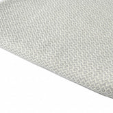 Gray Woven Cotton Geometric Throw Blanket