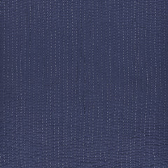Blue Woven Cotton Solid Color Throw Blanket