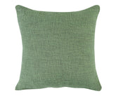 20" X 20" Forest Green Diamond Cotton Zippered Pillow