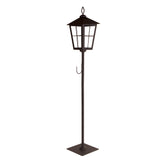 43" Black Flameless Lantern Candle Holder