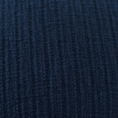 22" Navy Blue Cotton Pillow
