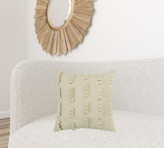 20" Ivory Cotton Pillow