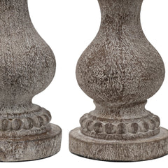 Set Of Three Brown Flameless Tabletop
