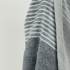 Gray Woven 100% Poly Pet Throw Blanket