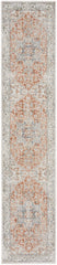 10' Gold and Ivory Oriental Power Loom Washable Runner Rug