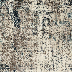 5' x 7' Blue Abstract Power Loom Area Rug