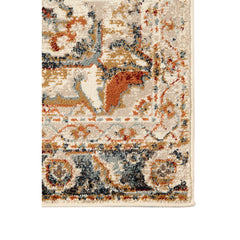 9' x 12' Gold Medallion Power Loom Area Rug