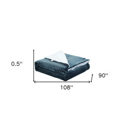 Hunter Green Knitted PolYester Solid Color Plush King Blanket