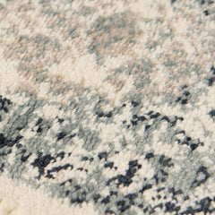 9' x 12' Blue Medallion Power Loom Area Rug