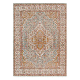 10' x 14' Blue Oriental Power Loom Area Rug