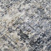 10' x 14' Gray and Ivory Abstract Power Loom Area Rug