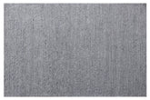 9' x 12' Gray Wool Striped Hand Woven Area Rug