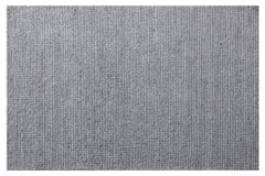 9' x 12' Gray Wool Striped Hand Woven Area Rug