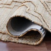 5' x 8' Brown Trellis Hand Woven Area Rug