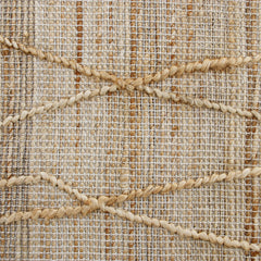 5' x 8' Brown Abstract Hand Woven Area Rug