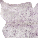 5' x 7' Gray and Pink Cowhide Hand Knotted Area Rug