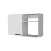 39" White Accent Cabinet With Two Shelves
