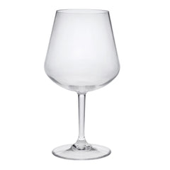 Set of Four Clear Tritan Plastic Stemmed All Purpose Wine Glasses