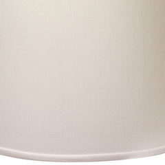 18" White Rounded Empire Slanted No Slub Lampshade