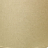 13" Parchment Beige Throwback Drum Linen Lampshade