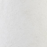 28" White Ceramic Table Lamp With White Cone Shade