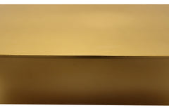 60" Brass Iron Floor Shelf Console Table With Storage