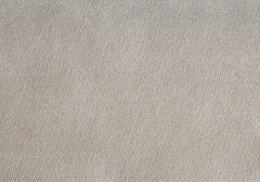 14" Beige Velvet And Gold Round Ottoman