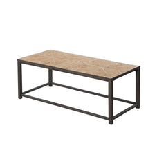 42" Brown Rectangular Coffee Table