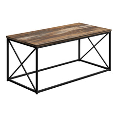 41" Brown Rectangular Coffee Table