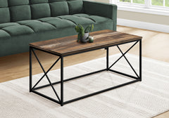 41" Brown Rectangular Coffee Table