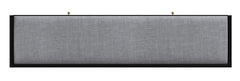 59" Gray and Black Upholstered Polyester Blend Bench with Drawers