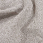 87" Beige Polyester Blend and Natural Sofa with Ottoman