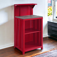 25" Red Standing Desk