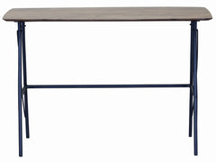 44" Brown and Black Writing Desk