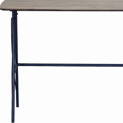 44" Brown and Black Writing Desk