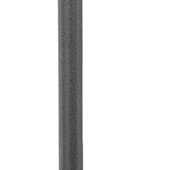 48000 BTU Silver Steel Propane Cylindrical Pole Standing Patio Heater