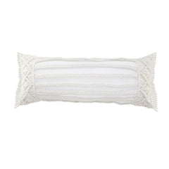14" X 14" White Unavailable Indoor Outdoor Throw with Unavailable